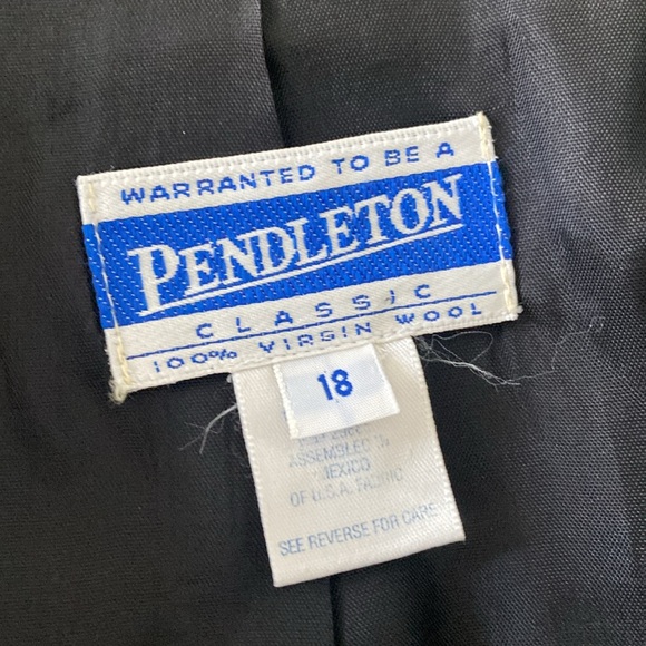 Pendleton Women’s 100% wool blazer size 18 - Picture 5 of 11